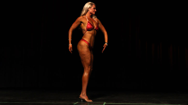 Jennifer Phillips poses at the NSABBA East Coast Bodybuilding Championships.