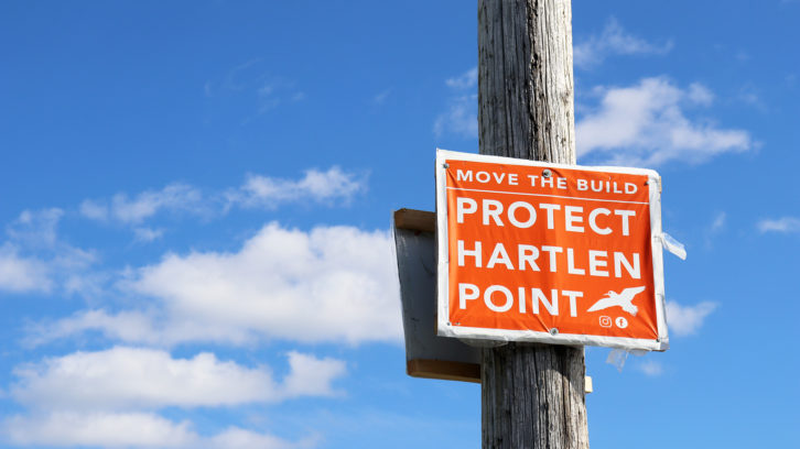 Community group Protect Hartlen Point is providing signs to any residents interested in supporting the cause.