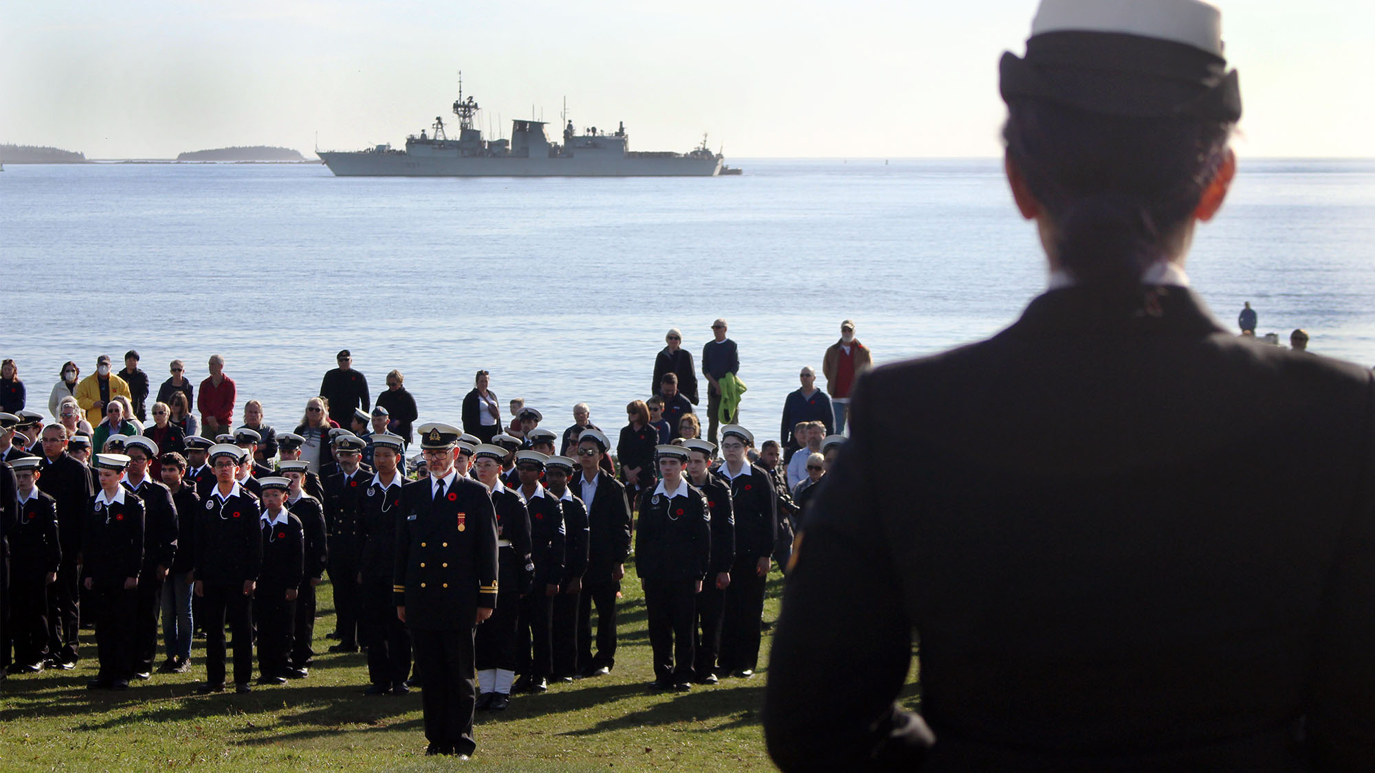 Hundreds attended the Remembrance Day Ceremony at Point Pleasant Park on Friday. This is the 40th year HMCS Scotian, the local reserve division of the Royal Canadian Navy, has hosted a Remembrance Day ceremony.