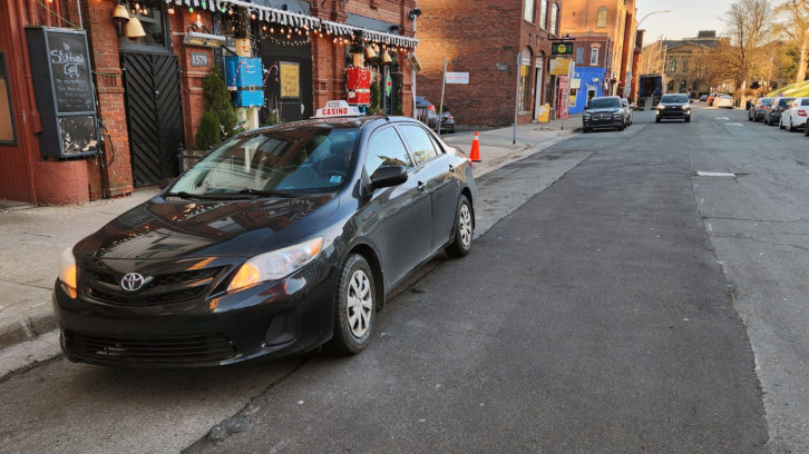 Taxis in downtown Halifax have been competing with ride-sharing services like Uber for the past two years.