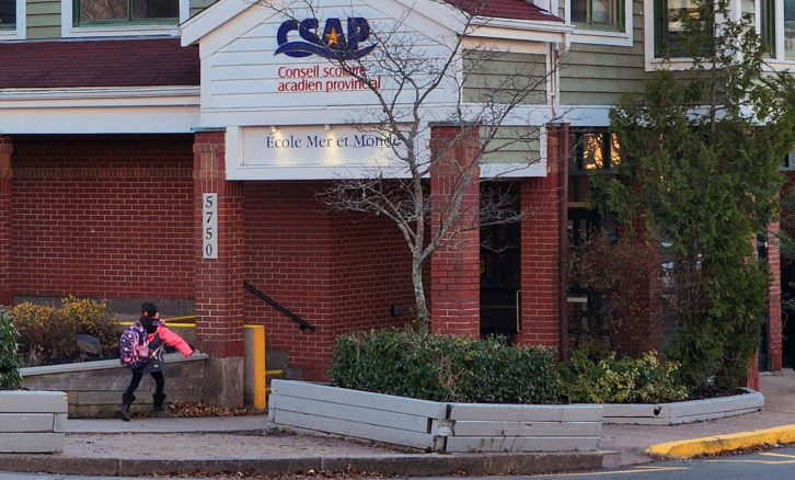 Students receive a 
French-first education at this CSAP school in Halifax.