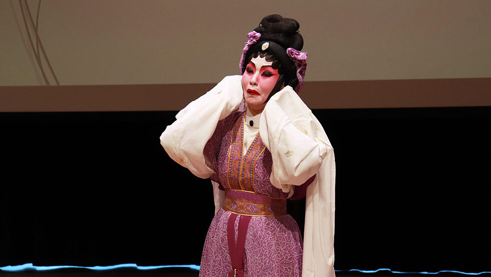 Cantonese opera singer Frances Wong