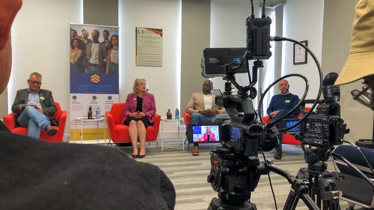 Mayoral candidates speak to an audience at the Delmore “Buddy” Daye Learning Institute in Halifax’s North End on 12 Oct. 2024. The event focused on the needs of Black and new Canadians.