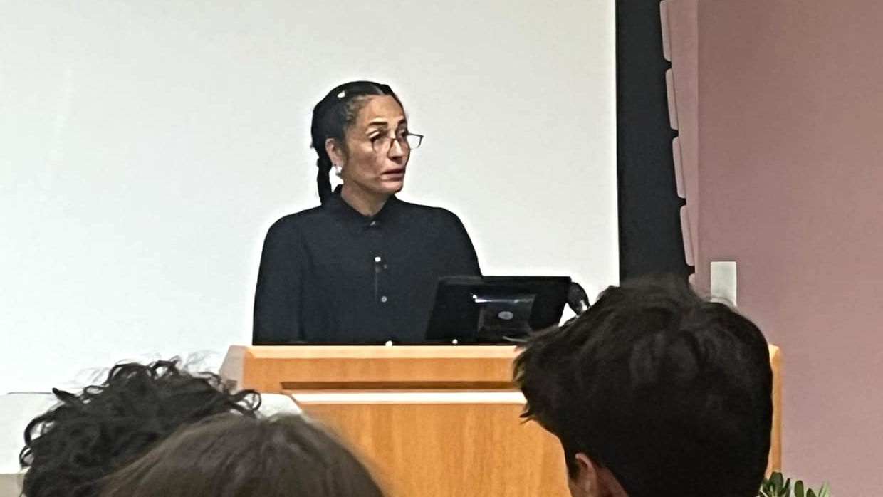 author Zadie Smith delivers a talk