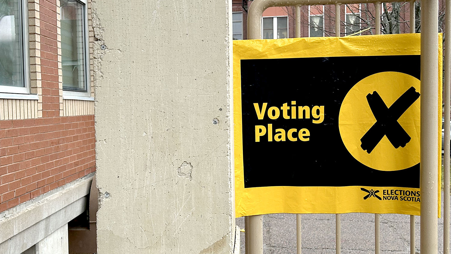 Voting sign