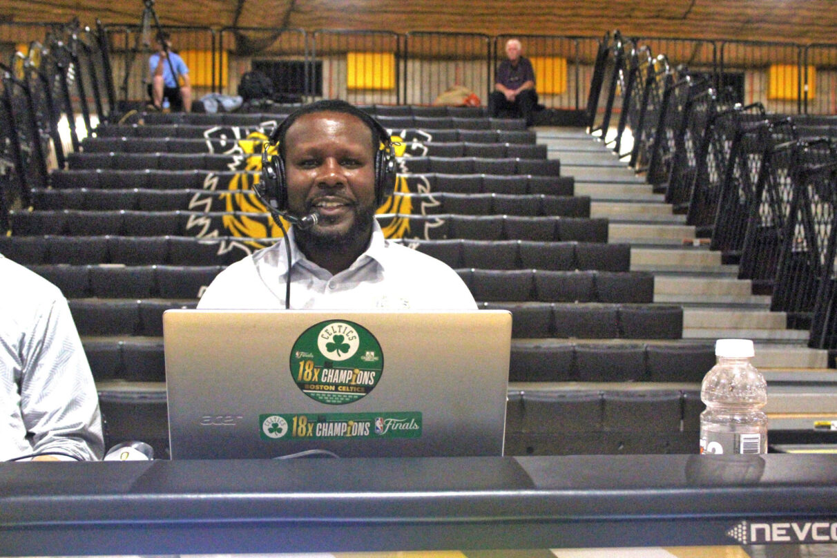Vince Williams, Sportscaster in Atlantic Canada at The Shoveller Memorial Basketball Tournament in Halifax, N.S. on Oct. 5, 2025.