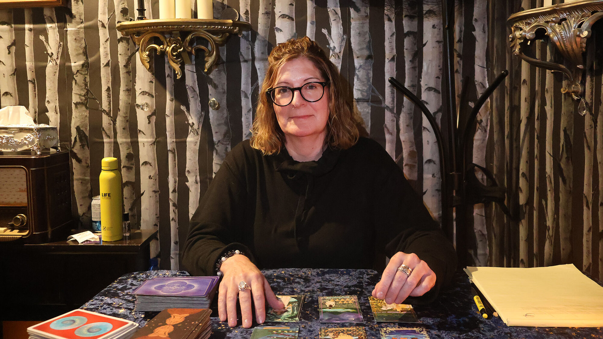 Cindy Pentecost says she is in close communication with spirit guides.